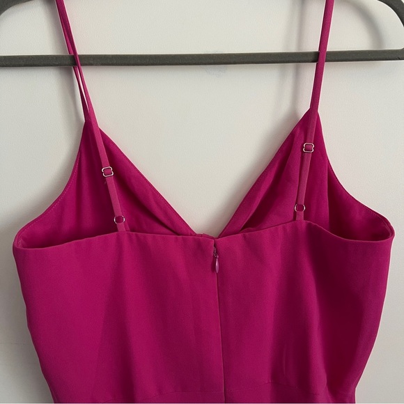 Dress The Population Fuchsia Cambria Twist Bodice Gown in-Size M NWT - Picture 5 of 8